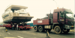 厦门毅宏63尺游艇运输至常德柳叶湖项目